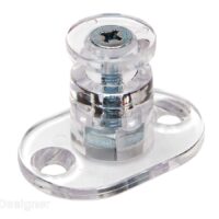 RV Designer Window Shade Hold-Down Retainer, Clear, Set of 2