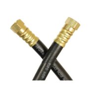 JR Propane Supply Hose 144 inch (12 ft), 3/8 inch, Female Flare Swivels