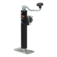CURT Swivel Trailer Tongue Jack, Top-Wind, 2,000 lb Capacity