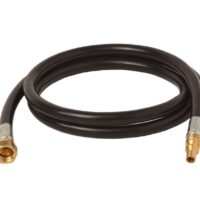Flame King 3/8" Propane Pigtail, 48 Inch, Low Pressure, ACME and Quick Connector