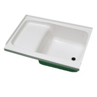 Specialty Recreation Rectangular Bathtub, 24 x 40 x 12 Inch, White