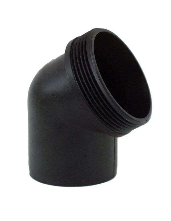 Valterra 60 Degree Sewer Elbow, Black