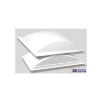 Specialty Recreation Skylight Kit, Square, 14 x 14 in., White, Set of 2