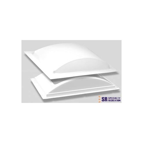Specialty Recreation Skylight Kit, Square, 14 x 14 in., White, Set of 2