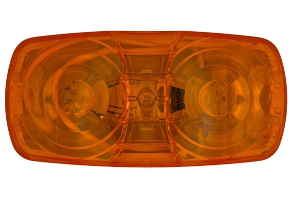 RV Designer Rectangular LED Marker Light, Amber, 2 x 4 Inch