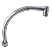 Phoenix Products Hi-Arc RV Faucet Spout, 8 in, Chrome