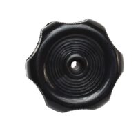RV Designer Window Crank Knob, Black, 2-1/4 Inch Diameter, 1 Inch Shaft