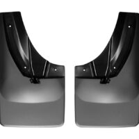 WeatherTech Mud Flap Set, Direct-Fit, No-Drill, Black