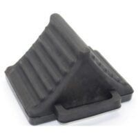 Stromberg Carlson Rubber Wheel Chock, 21 x 8 x 8 Inch, Black