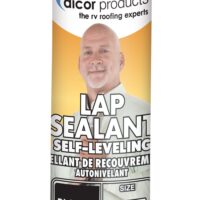 Dicor Self-Leveling Lap Sealant, Black, 10 oz