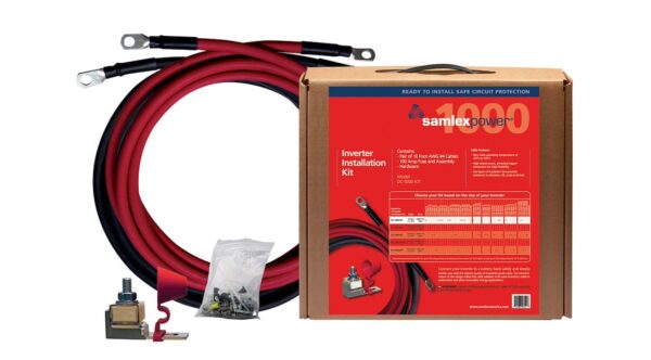 Samlex Power Inverter Installation Kit, 12 Volt 600-1000 Watt