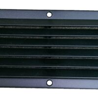 Heng's Rectangular Wall Vent Black 5x10 with Mounting Hardware