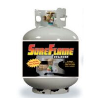 Manchester Tank 20 lb Portable Propane Cylinder, Gray Steel