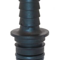 Flojet 3/4 Inch Quick Connect to 1/2 Inch Hose Barb Adapter, Black