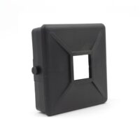 B&B Molders Sewer Hose Carrier Cap, 4 Inch, Black, Square