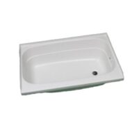 Specialty Recreation 24" x 40" Bathtub, White, Right Hand Drain