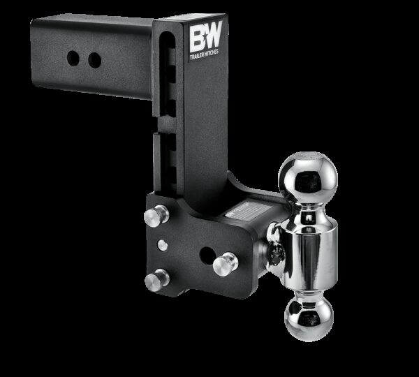 B&W Trailer Hitch Ball Mount 3" Receiver 21,000 lb Dual Ball Black Powder Coated