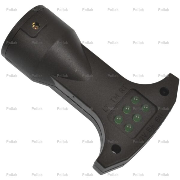Pollak 7-Way LED Trailer Wiring Tester Connector
