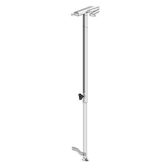 Carefree Rafter II/III Awning Ground Support Arm, 7-Foot, Outer, Black