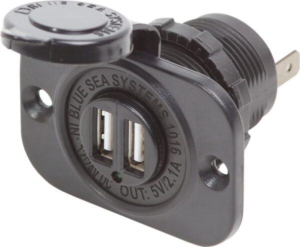 Blue Sea 12 Volt Dual USB Charging Outlet