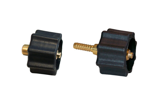Marshall Excelsior Propane Hose Connector, QCC/OPD Type, 100,000 BTU, Black, Brass