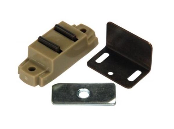 JR Products Magnetic Door Catch, Yellow, Single