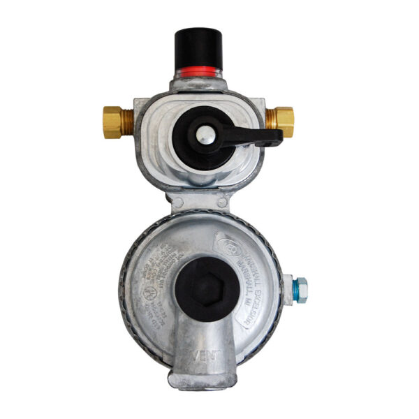 Marshall Excelsior Two-Stage Automatic Changeover Regulator, Vertical, 225,000 BTU, RV Approved