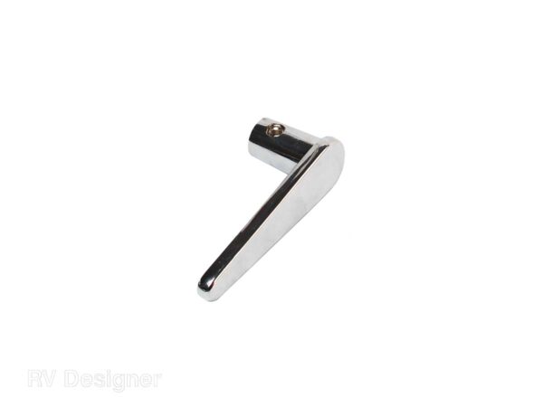 RV Designer Interior L-Handle, Silver