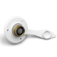 B&B Molders Fresh Water Inlet White (Recessed Mount, 1-5/8 Inch depth)