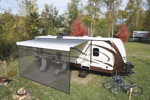 Lippert Awning Sunshade, 17 Feet x 10 Feet, Black