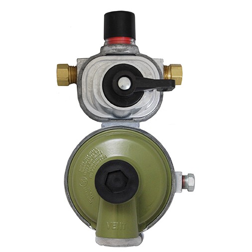 Marshall Excelsior Two-Stage Automatic Changeover Regulator, High Capacity, 350,000 BTU, RV Approved