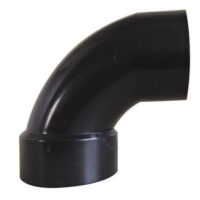 Valterra 3 Inch 90 Degree Street Elbow, Black