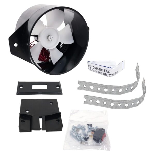 Valterra 12-Volt Refrigerator Cooling Fan Assembly, Black