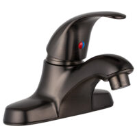 Dura Faucet Lavatory Faucet, 4 Inch Spread, Mid Arc, Bronze
