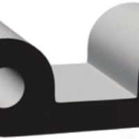Clean Seal Tonneau Cover Rail Seal, EPDM, 50 Feet