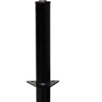 BAL RV Manual Trailer Tongue Jack, 2,000 Pound, Round Topwind