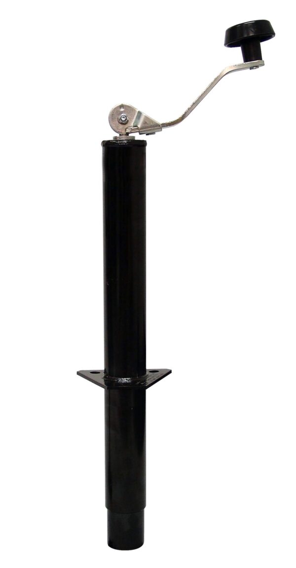 BAL RV Manual Trailer Tongue Jack, 2,000 Pound, Round Topwind