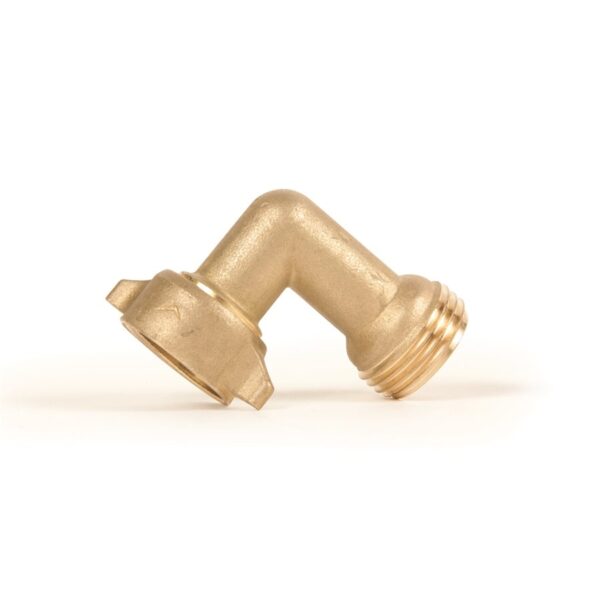 Camco Fresh Water Hose Connector, Brass 90-Degree Elbow