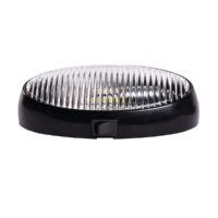 Arcon LED Porch Light with Switch, Oval, 6.4 x 4.2 Inch, 12 Volt