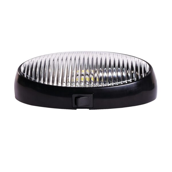 Arcon LED Porch Light with Switch, Oval, 6.4 x 4.2 Inch, 12 Volt