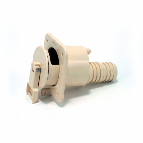 Valterra Fresh Water Gravity Inlet, Ivory, Recessed