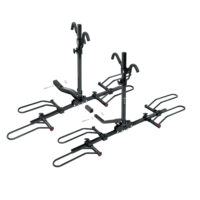 Reese Pro Series Hitch Mount Bike Rack, 2 inch Receiver, Holds 4 Bikes, Foldable, Black