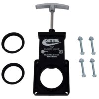 Valterra 1-1/2 Inch Gray Water Sewer Valve with Aluminum Handle