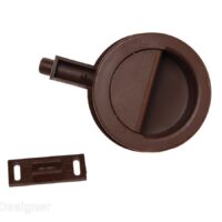 RV Designer Paddle Handle, Brown, Plastic