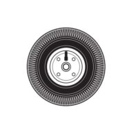 Barker Portable Waste Tank Wheel Set, 4-Pack with Hardware