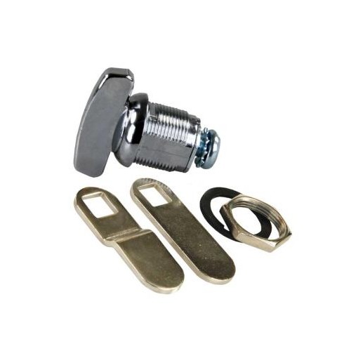 JR Products Thumb Latch, Keyless Entry, Silver