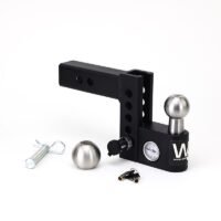 Weigh Safe Aero Ball Mount, 2 Inch, 1,500 lb Tongue Weight, Built-in Scale
