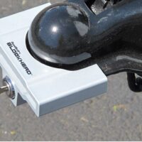 DeadBolt Trailer Coupler Lock, Barbell, 2 to 2-5/16 Inch, Silver