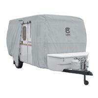 Classic Accessories Travel Trailer Cover, 13 Feet, Gray