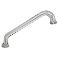 Phoenix Products 8 Inch High-Rise Faucet Spout, Chrome Silver